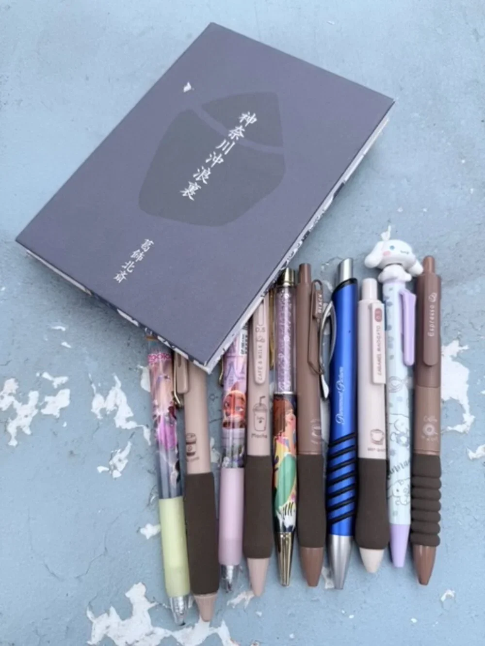 Memo Pad Great Wave Of Kanagawa Journal Blank Card Book Notes Paper & 10 PENS
